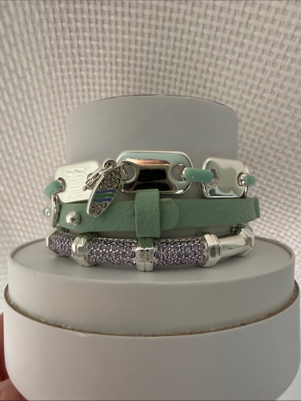 Bomb Party Saltwater and Sunshine Surfboard Summer 2026 Bracelet Stack